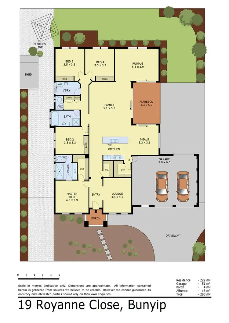 Floorplan of Homely house listing, 19 Royanne Close, Bunyip VIC 3815