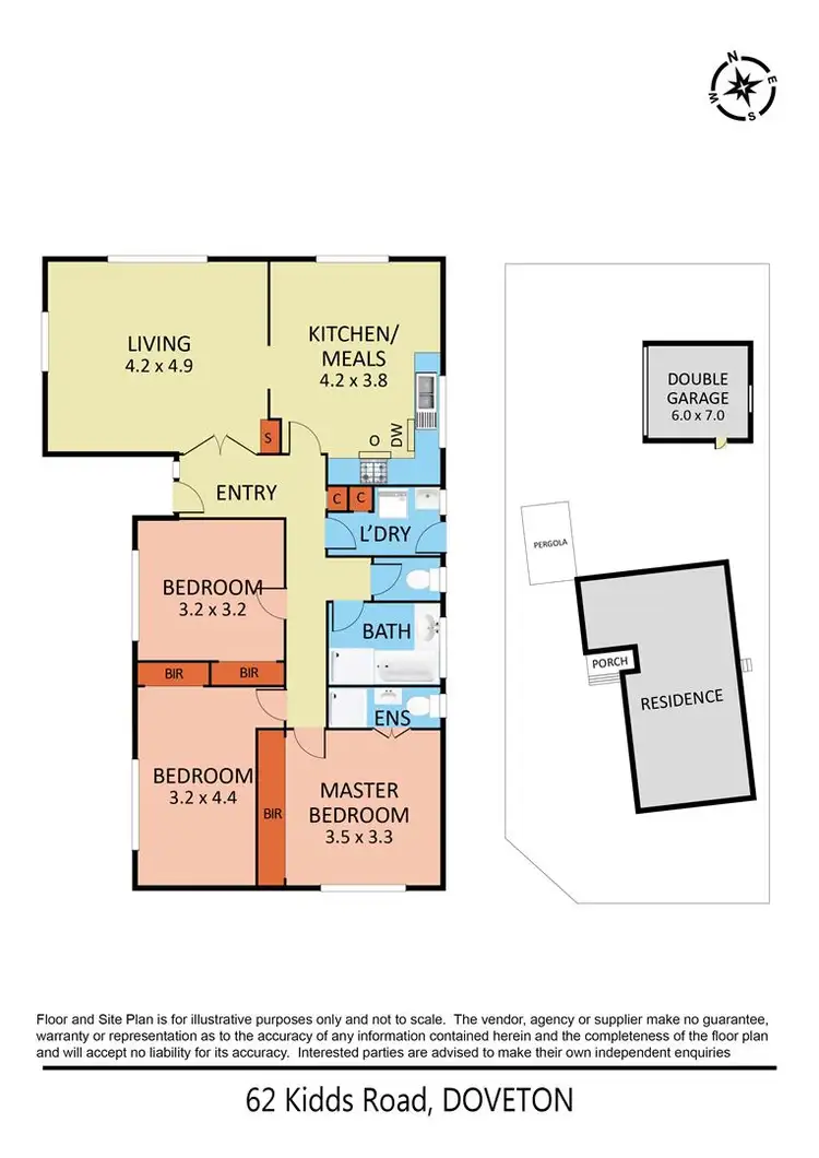 Floorplan of Homely house listing, 62 Kidds Road, Doveton VIC 3177