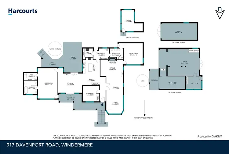 Floorplan of Homely house listing, 917 Davenport Road, Windermere VIC 3352