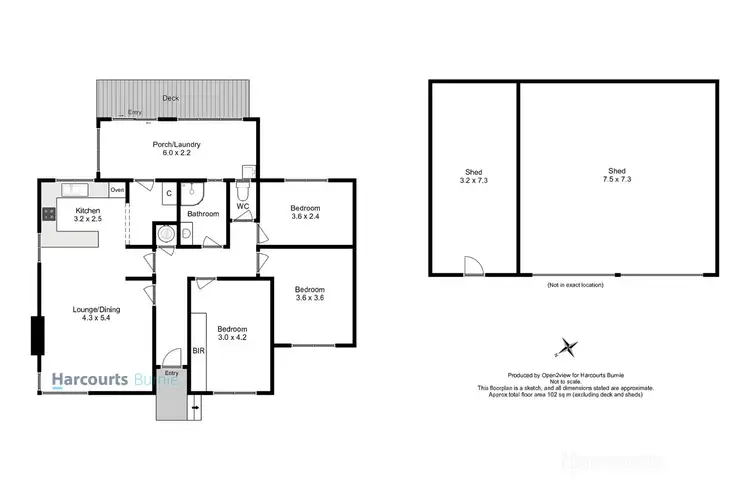 Floorplan of Homely house listing, 124 Pelissier Street, Somerset TAS 7322