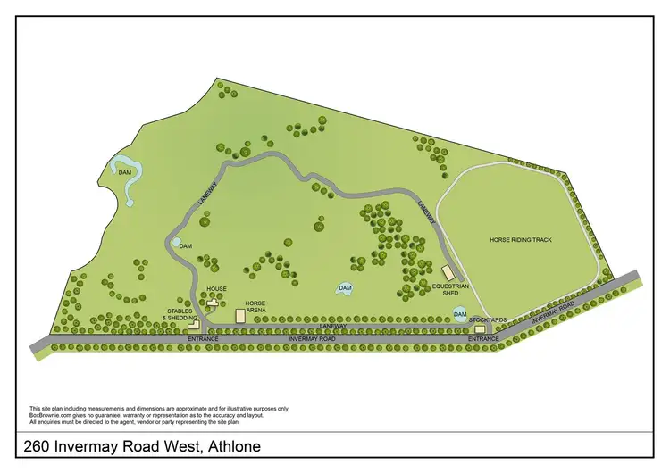 Floorplan of Homely rural property listing, 260 Invermay Road, Athlone VIC 3818