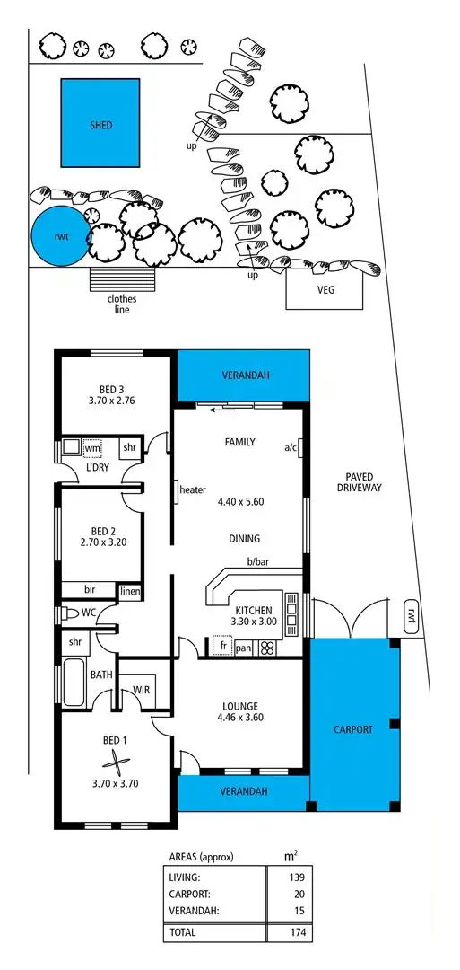 Floorplan of Homely house listing, 3A Abbaron Court, Aberfoyle Park SA 5159
