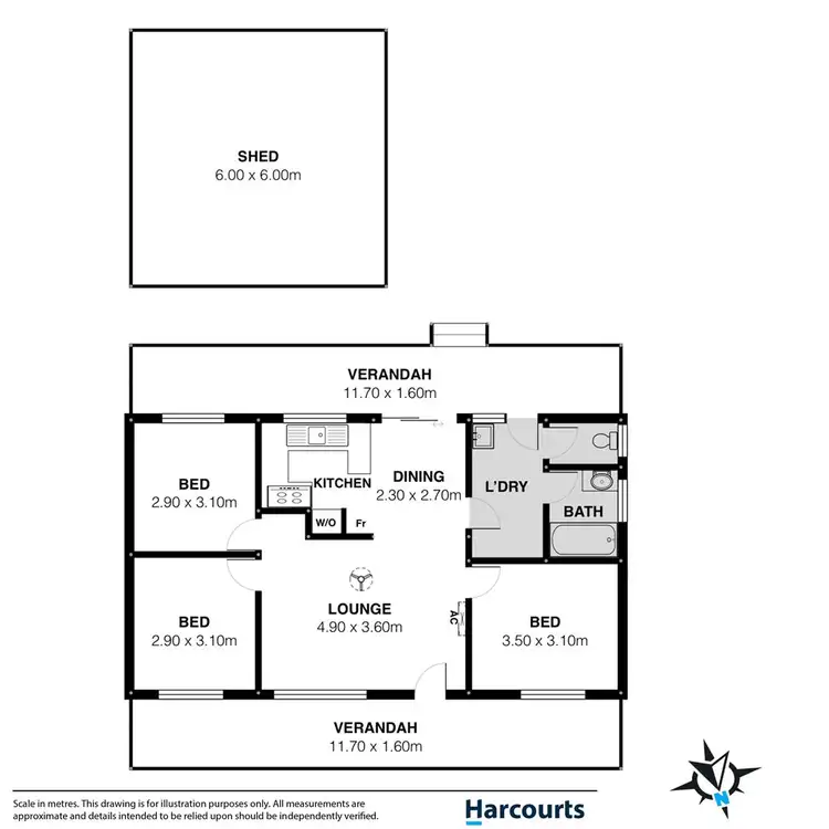 Floorplan of Homely house listing, 37 Daniel Avenue, Goolwa North SA 5214