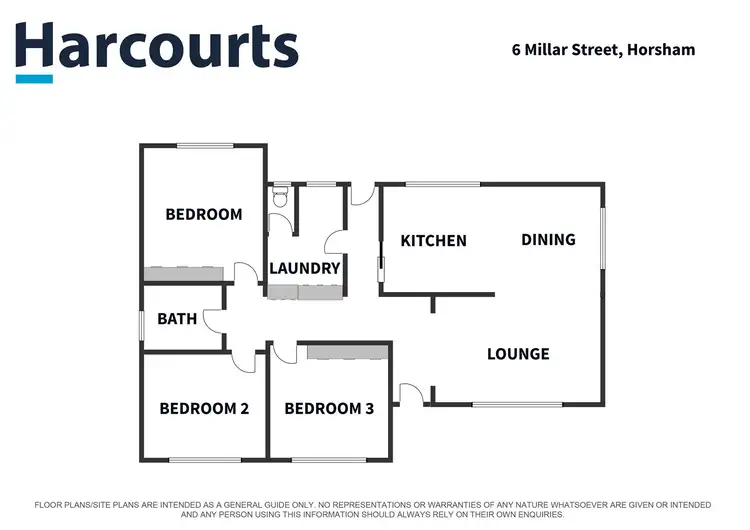 Floorplan of Homely house listing, 6 Millar Street, Horsham VIC 3400