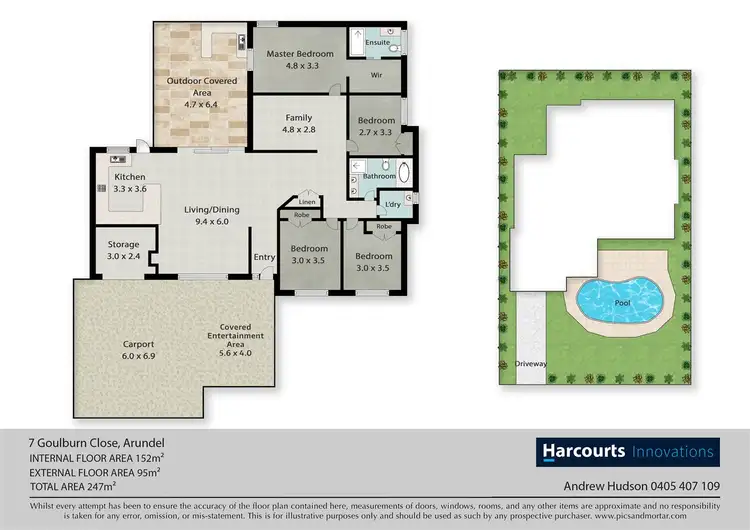 Floorplan of Homely house listing, 7 Goulburn Close, Arundel QLD 4214