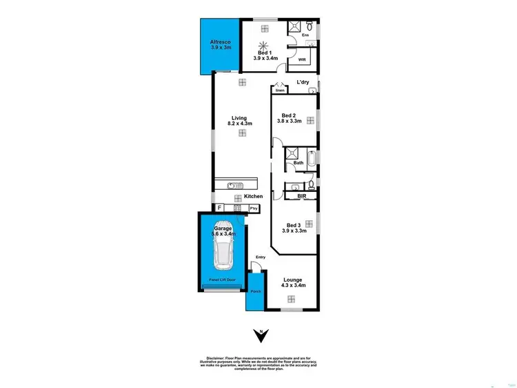 Floorplan of Homely house listing, 19 Blue Wren Circuit, Mawson Lakes SA 5095
