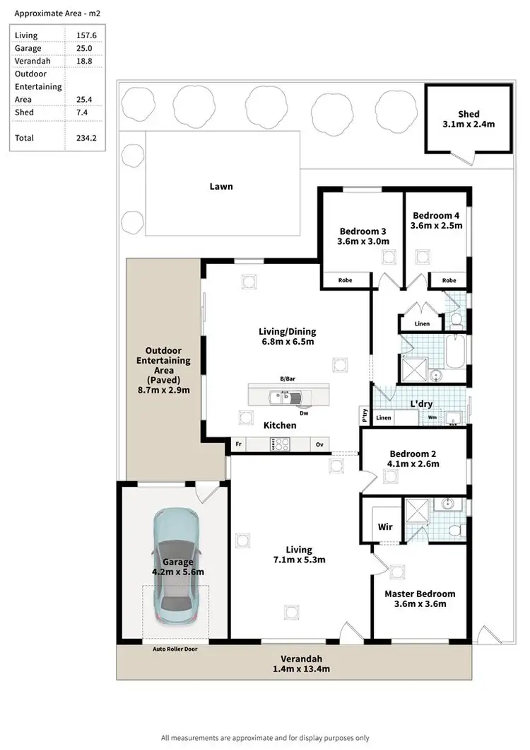 Floorplan of Homely house listing, 4 Pelican Place, Seaford Rise SA 5169