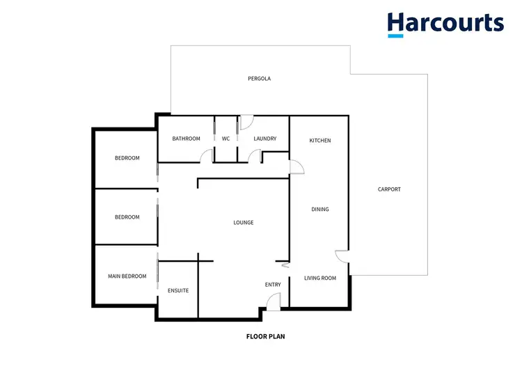 Floorplan of Homely house listing, 22 Jackson Street, Horsham VIC 3400