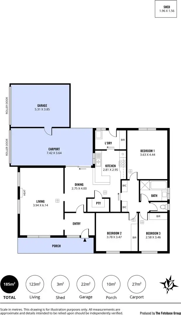 Floorplan of Homely house listing, 1 Pialba Grove, West Lakes Shore SA 5020