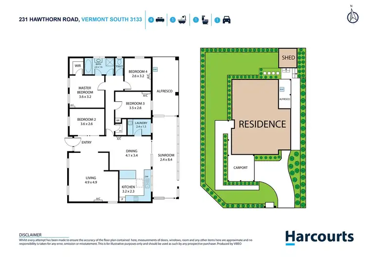Floorplan of Homely house listing, 231 Hawthorn Road, Vermont South VIC 3133