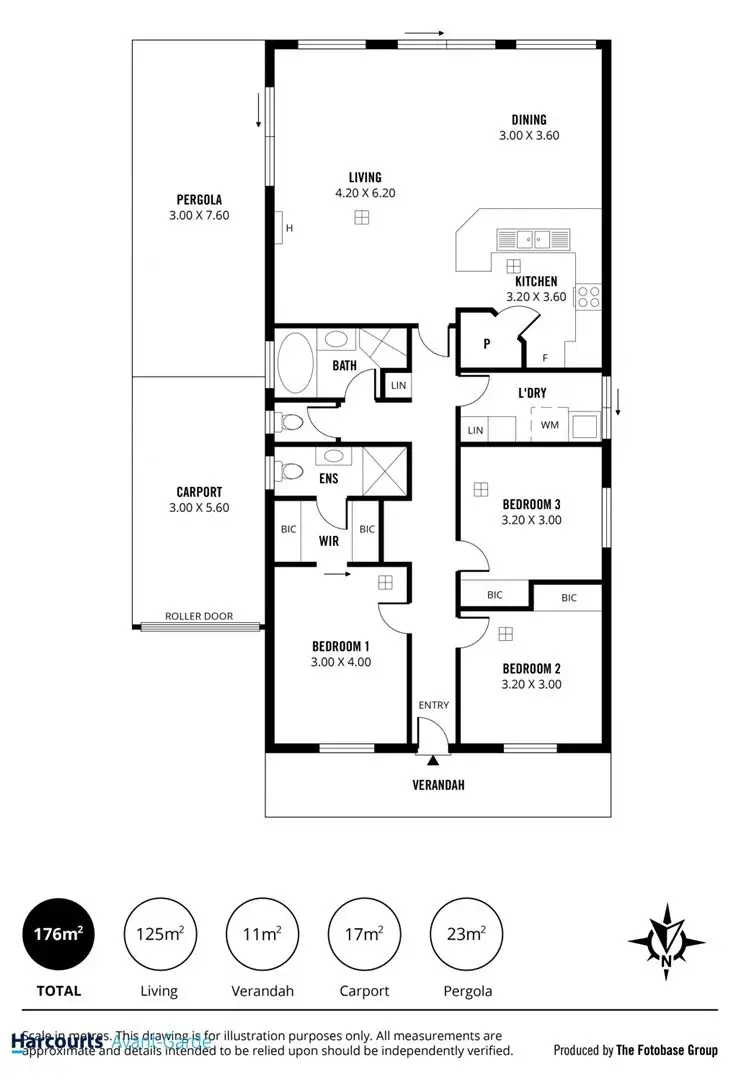 Floorplan of Homely villa listing, 4 Swan Circuit, Mawson Lakes SA 5095