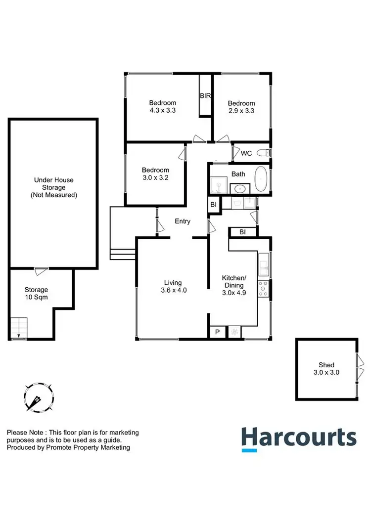 Floorplan of Homely house listing, 1 Cammeray Road, Claremont TAS 7011