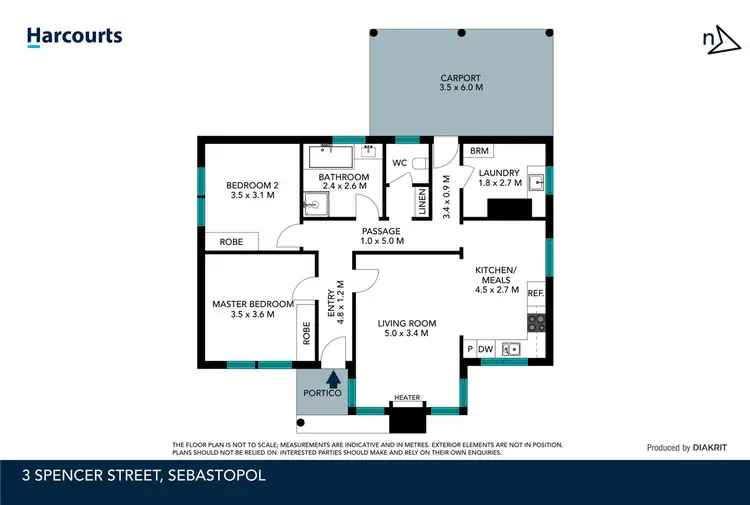 Floorplan of Homely house listing, 3 Spencer Street, Sebastopol VIC 3356
