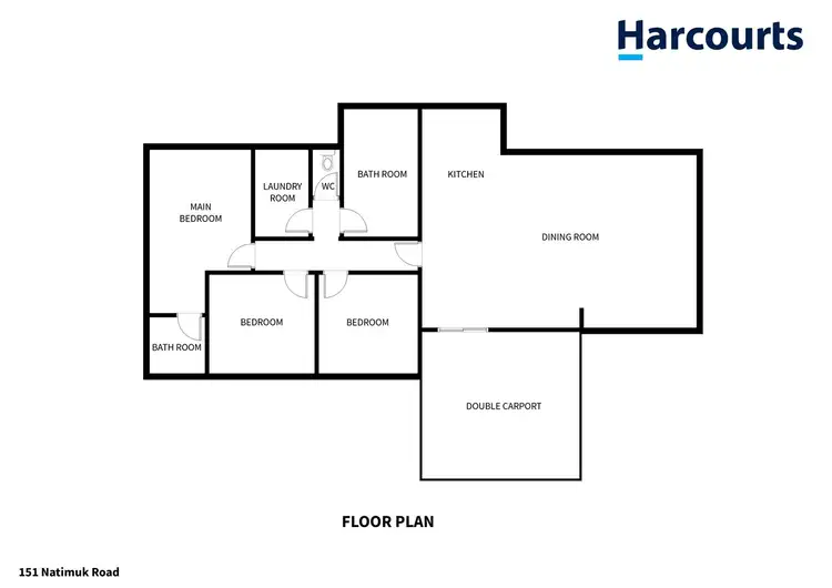 Floorplan of Homely house listing, 151 Natimuk Road, Horsham VIC 3400