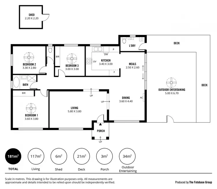 Floorplan of Homely house listing, 4 Garema Drive, Morphett Vale SA 5162