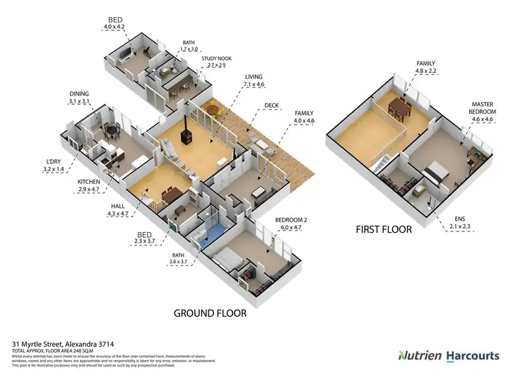 Floorplan of Homely house listing, 31 Myrtle Street, Alexandra VIC 3714