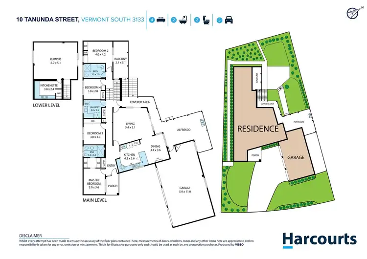 Floorplan of Homely house listing, 10 Tanunda Street, Vermont South VIC 3133