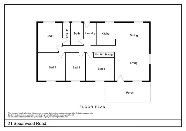 Floorplan of Homely house listing, 21 Spearwood Road, Sadadeen NT 870