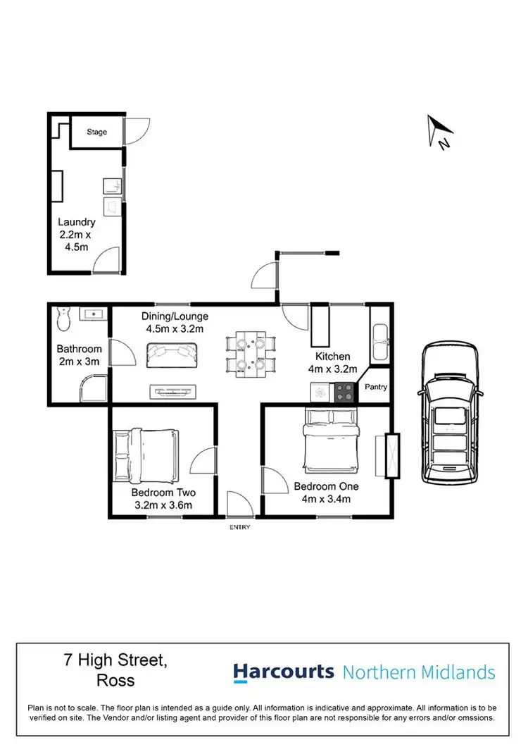 Floorplan of Homely house listing, 7 High Street, Ross TAS 7209