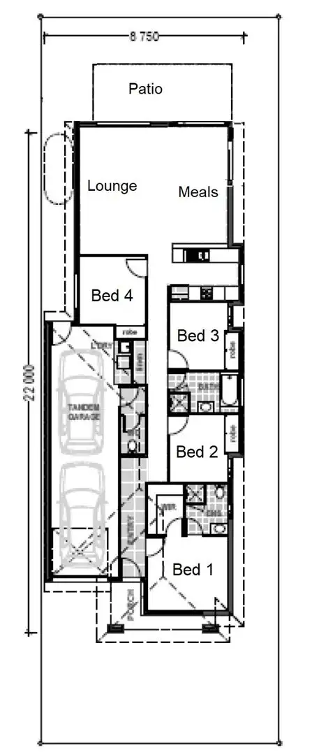 Floorplan of Homely house listing, 38 Cowen Terrace, North Lakes QLD 4509