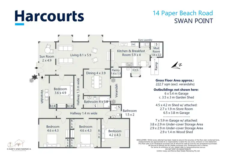 Floorplan of Homely house listing, 14 Paper Beach Road, Swan Point TAS 7275
