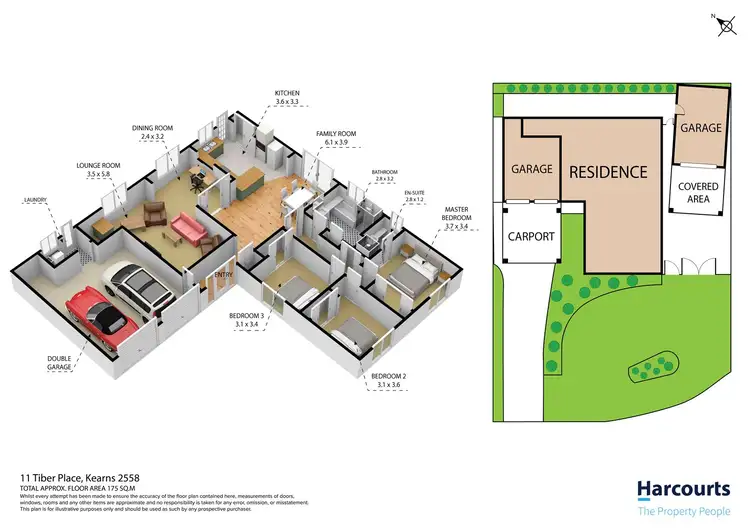 Floorplan of Homely house listing, 11 Tiber Place, Kearns NSW 2558