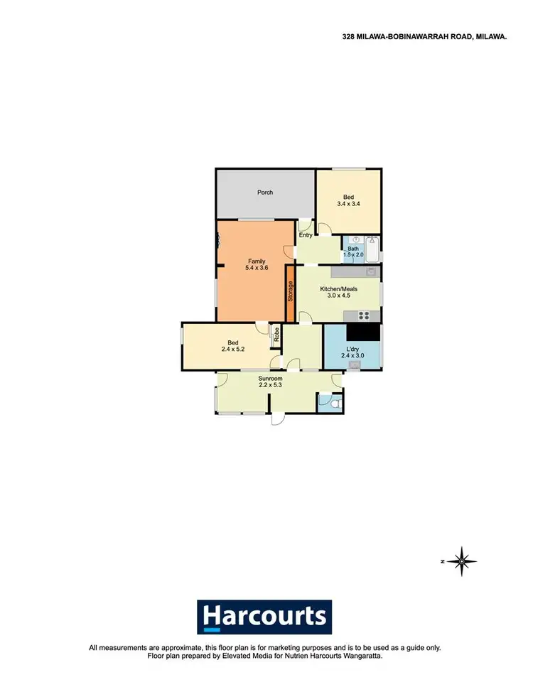 Floorplan of Homely house listing, 328 Milawa - Bobinawarrah Road, Milawa VIC 3678