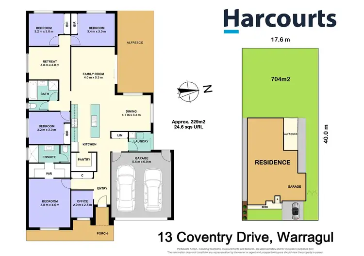 Floorplan of Homely house listing, 13 Coventry Drive, Warragul VIC 3820
