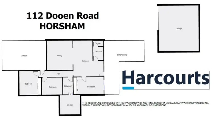 Floorplan of Homely house listing, 112 Dooen Road, Horsham VIC 3400