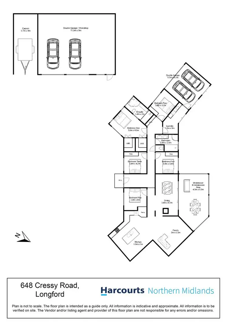 Floorplan of Homely house listing, 648 Cressy Road, Longford TAS 7301