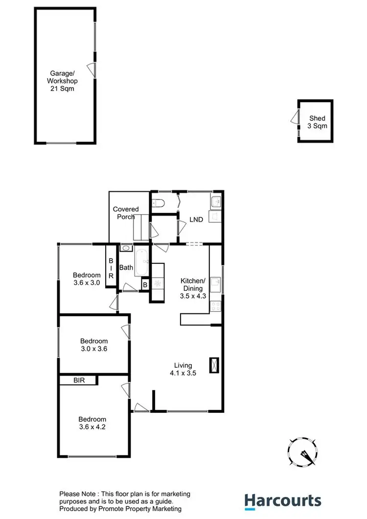 Floorplan of Homely house listing, 20 South Crescent, Maydena TAS 7140