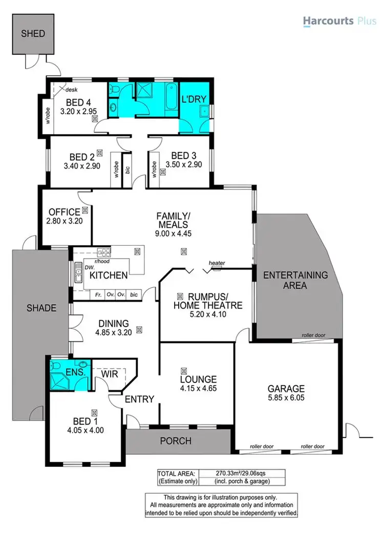 Floorplan of Homely house listing, 3 Shakes Crescent, Hallett Cove SA 5158