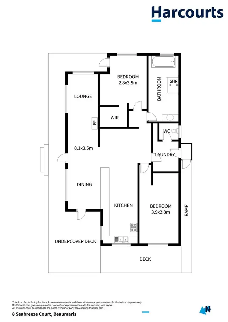 Floorplan of Homely house listing, 155 Upper Scamander Road, Scamander TAS 7215