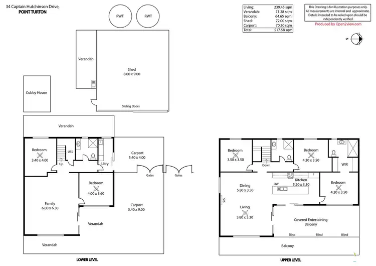Floorplan of Homely house listing, 34 Captain Hutchinson Drive, Point Turton SA 5575