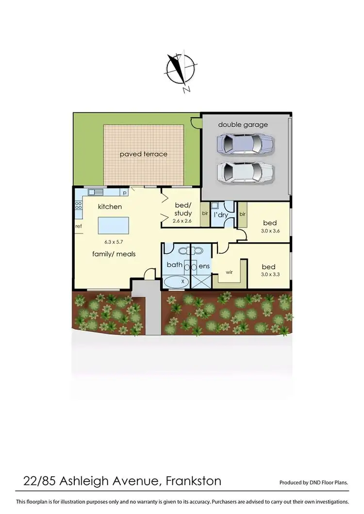 Floorplan of Homely unit listing, 22/85 Ashleigh Avenue, Frankston VIC 3199