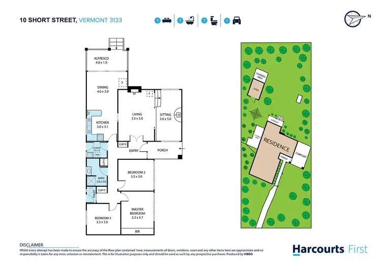 Floorplan of Homely house listing, 10 Short Street, Vermont VIC 3133
