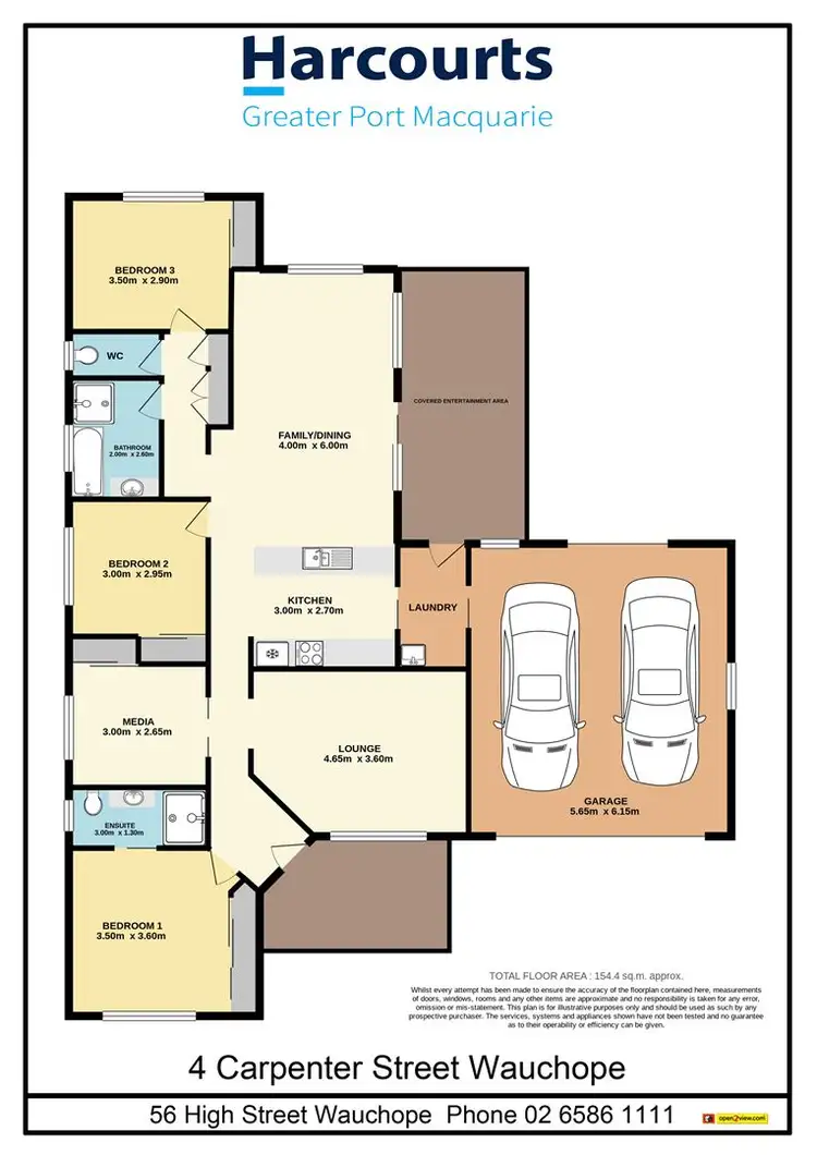 Floorplan of Homely house listing, 4 Carpenter Street, Wauchope NSW 2446