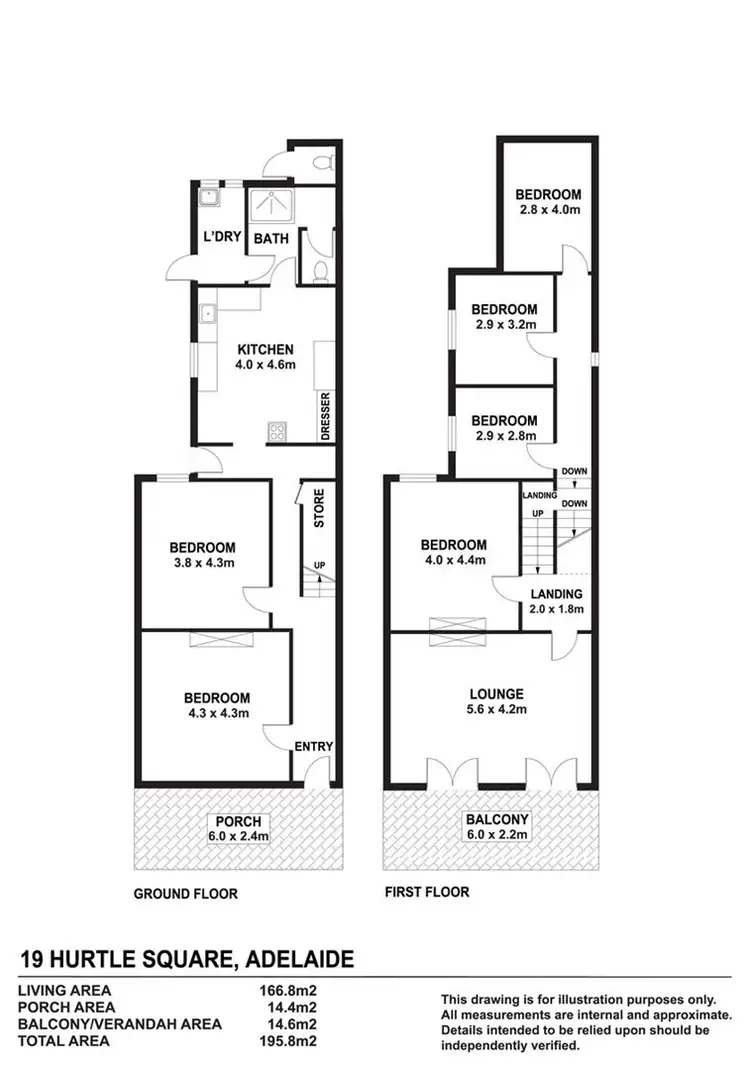 Floorplan of Homely house listing, 17 Hurtle Square, Adelaide SA 5000