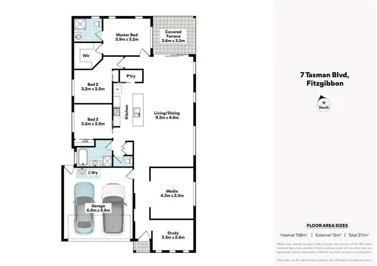 Floorplan of Homely house listing, 7 Tasman Boulevard, Fitzgibbon QLD 4018