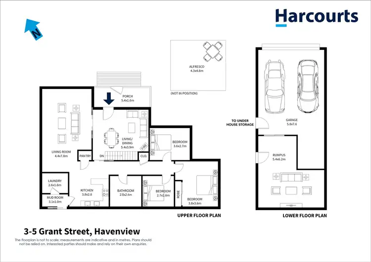 Floorplan of Homely house listing, 3-5 Grant Street, Havenview TAS 7320