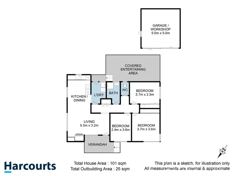 Floorplan of Homely house listing, 14 Narelle Place, Claremont TAS 7011
