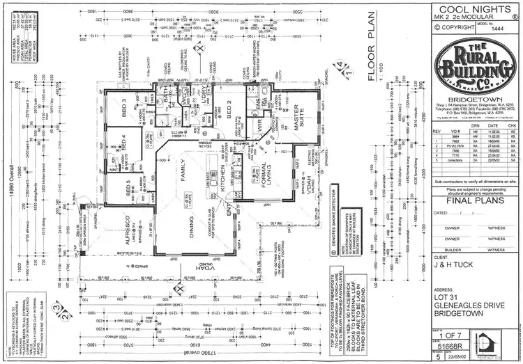 Floorplan of Homely house listing, 16 Gleneagles Drive, Bridgetown WA 6255