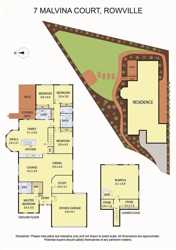 Floorplan of Homely house listing, 7 Malvina Court, Rowville VIC 3178