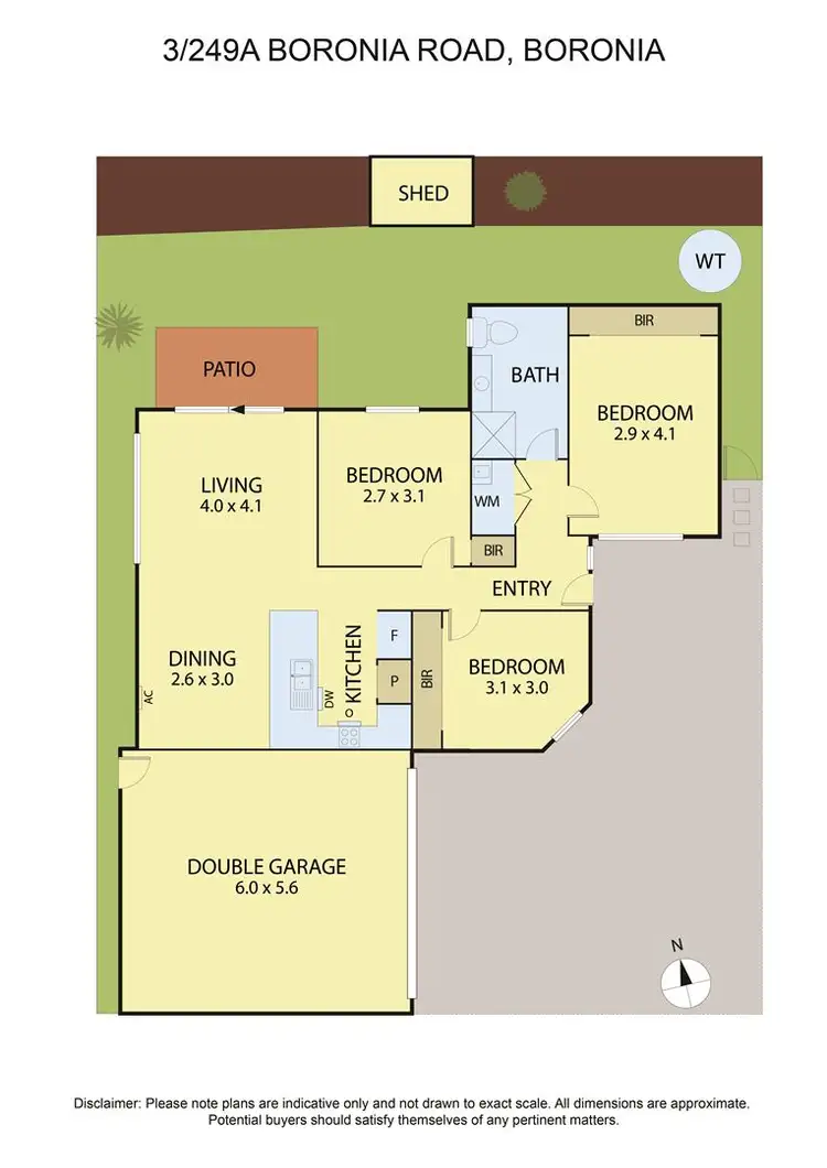 Floorplan of Homely house listing, 3/249A Boronia Road, Boronia VIC 3155