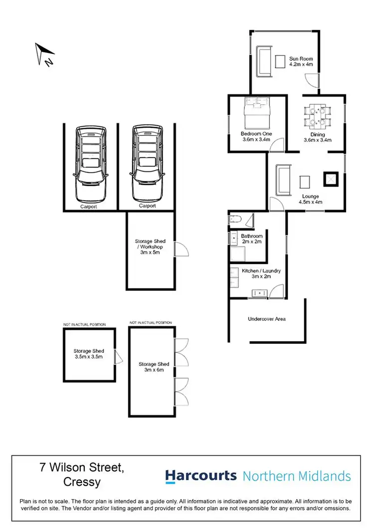 Floorplan of Homely house listing, 7 Wilson Street, Cressy TAS 7302