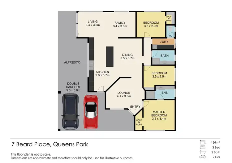 Floorplan of Homely house listing, 7 Beard Place, Queens Park WA 6107