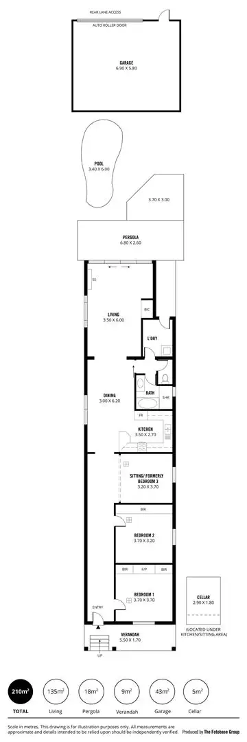 Floorplan of Homely house listing, 23 Sixth Avenue, St Peters SA 5069