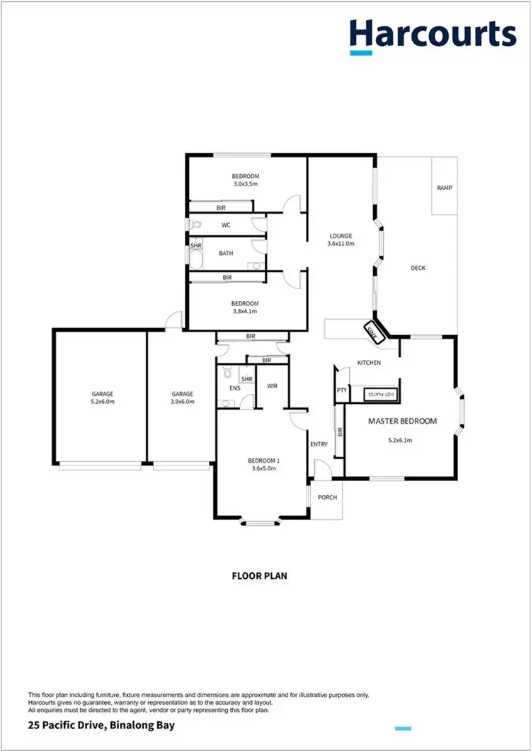 Floorplan of Homely house listing, 25 Pacific Drive, Binalong Bay TAS 7216