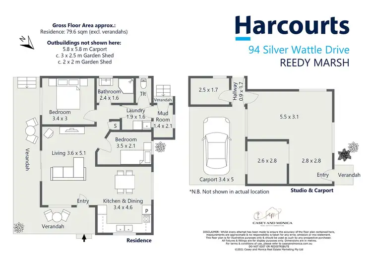 Floorplan of Homely house listing, 94 Silver Wattle Drive, Reedy Marsh TAS 7304