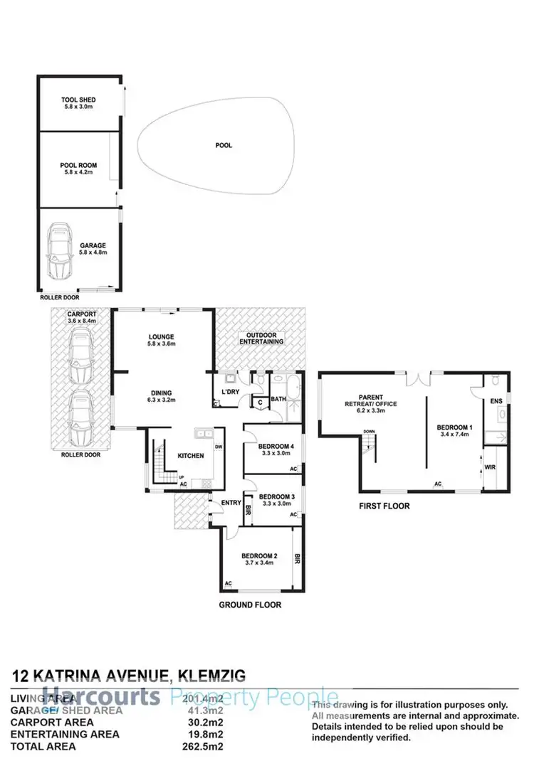 Floorplan of Homely house listing, 12 Katrina Avenue, Klemzig SA 5087